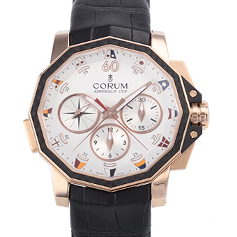 CORUM コルム スーパーコピー アドミラルズカップ 986.691.13 0001 AA32 チャレンジ44 スプリットセコンド クロノグラフ 世界300本限定 ホワイト